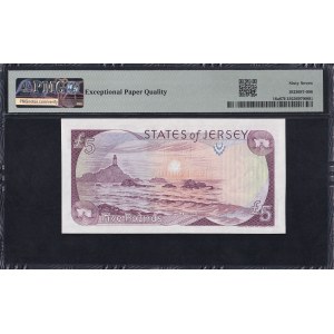 Jersey, 5 Pounds, 1989, Superb Gem UNC 67 EPQ