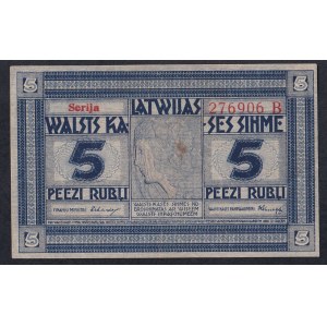 Lettland, 5 Rubel, 1919, AU