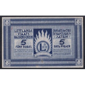 Latvia, 5 Rubles, 1919, AU
