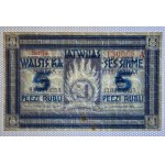Latvia, 5 Rubles, 1919, AU