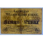 Latvia, 100 Rubles, 1919, VF