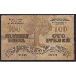Lettland, 100 Rubel, 1919, F