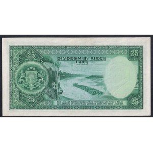 Latvia, 25 Latu, 1938, AU