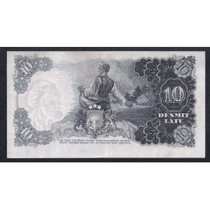 Latvia, 10 Latu, 1938, XF