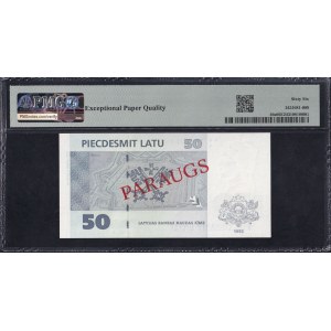 Latvia, 50 Latu, 1992 (1994), Gem UNC 66 EPQ, SPECIMEN
