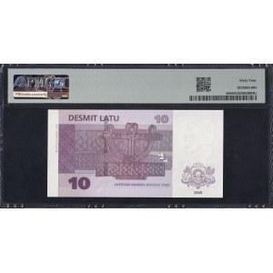 Latvia, 10 Latu, 2000, Choice UNC 64