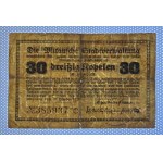 Lotyšsko – Mitava, 30 kopějek, 1915, F