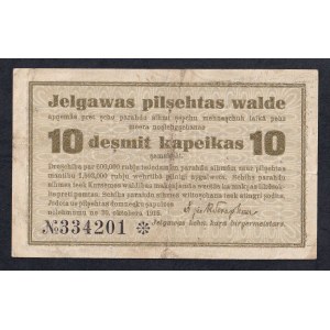 Lettland – Mitava, 10 Kopeken, 1915, VF