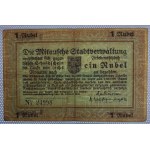 Latvia - Mitava, 1 Ruble, 1915, F-VF