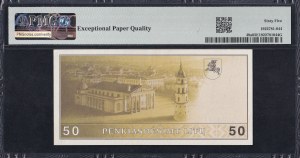 Lithuania, 50 Litu, 1991 (1993), Gem UNC 65 EPQ