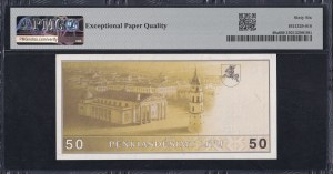 Lithuania, 50 Litu, 1991 (1993), Gem UNC 66 EPQ