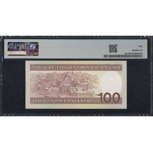 Lithuania, 100 Litu, 1991 (1993), About UNC 50