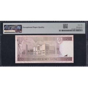 Lithuania, 20 Litu, 1993 (1994), Gem UNC 66 EPQ, Replacement