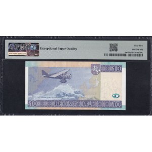 Lithuania, 10 Litu - Printer: F-CO, 2007, Gem UNC 65 EPQ, Replacement