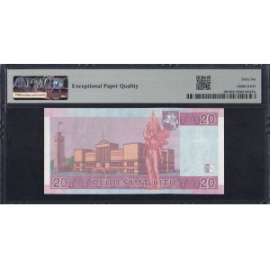 Lithuania, 20 Litu, 2007, Gem UNC 66 EPQ, Replacement