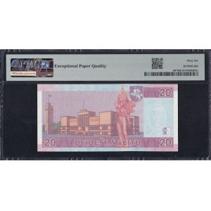 Lithuania, 20 Litu, 2007, Gem UNC 66 EPQ, Replacement