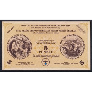 Lithuania - Germany, 5 Punkte, 1945, AU