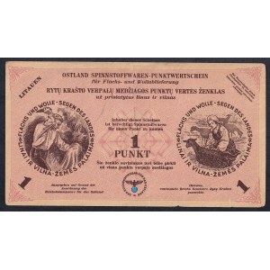 Lithuania - Germany, 1 Punkt, 1945, VF