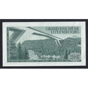 Luxembourg, 10 Francs, 1967, UNC-XF