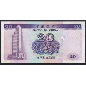 Macau, 20 Patacas, 1996, UNC