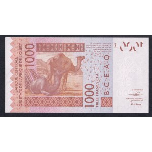 Mali - West African States, 1000 Francs CFA, 2003-2024, UNC
