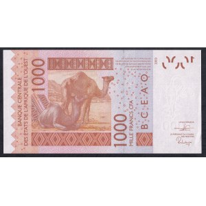 Mali - West African States, 1000 Francs CFA, 2003-2024, UNC