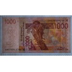 Mali - West African States, 1000 Francs CFA, 2003-2024, UNC