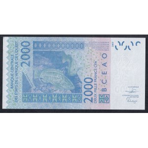 Mali – Státy západní Afriky, 2 000 franků CFA, 2003–2024, UNC