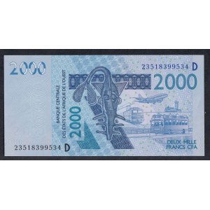Mali - West African States, 2000 Francs CFA, 2003-2024, UNC