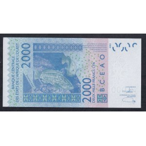 Mali – štáty západnej Afriky, 2000 frankov CFA, 2003–2024, UNC