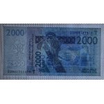 Mali – štáty západnej Afriky, 2000 frankov CFA, 2003–2024, UNC