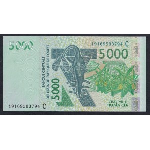 Mali - West African States, 5000 Francs CFA, 2003-2023, UNC
