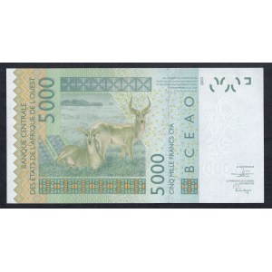 Mali - West African States, 5000 Francs CFA, 2003-2023, UNC