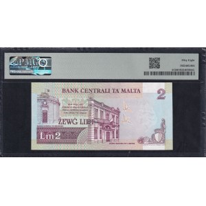 Malta, 2 Liri, 1967 (1989), Choice About UNC 58