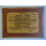 Montenegro, 20 Perper, 1917, aUNC