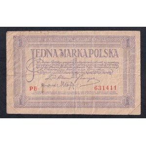 Poland, 1 Marka Polska, 1919, VF