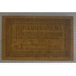 Poland, 1 Marka Polska, 1919, VF