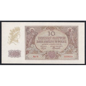 Poland, 10 Zlotych, 1940, UNC