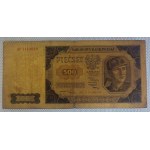 Poland, 500 Zlotych, 1948, F