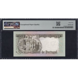 Portugalia, 20 escudos, 1964 r., Gem UNC 65 EPQ