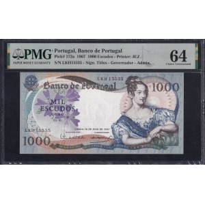 Portugal, 1000 Escudos, 1967, Choice UNC 64