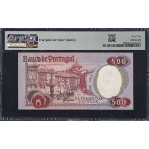 Portugalia, 500 escudo, 1979 (1982), stan zachowania Choice UNC 64 EPQ