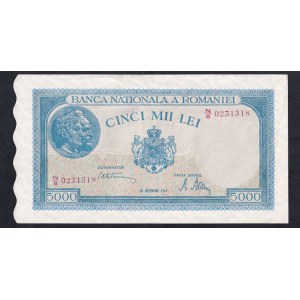 Romania, 5000 Lei, 1945, aUNC