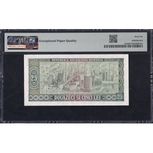 Romania, 25 Lei, 1966, Gem UNC 66 EPQ