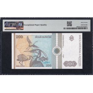 Romania, 200 Lei, 1992, Superb Gem UNC 67 EPQ