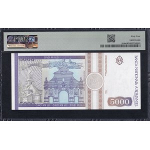 Romania, 5000 Lei, 1993, Choice UNC 64