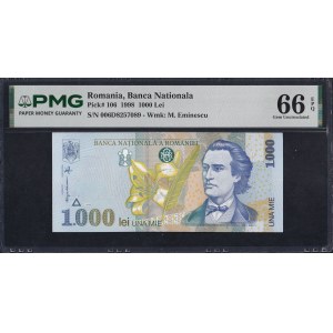 Romania, 1000 Lei, 1998, Gem UNC 66 EPQ