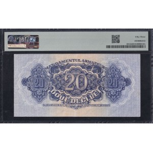 Romania, 20 Lei, 1944, About UNC 53
