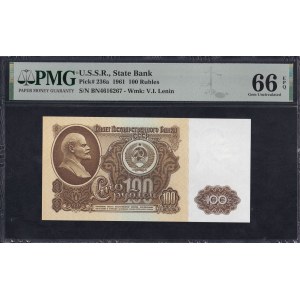 Russland – UdSSR, 100 Rubel, 1961, Gem UNC 66 EPQ