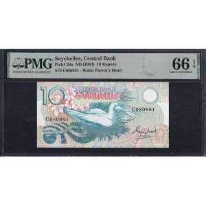 Seychelles, 10 Rupees, 1983, Gem UNC 66 EPQ